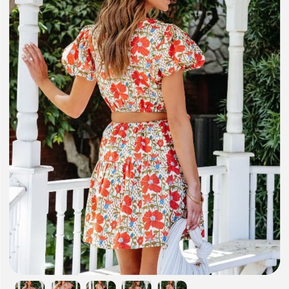 Vici Collection floral mini dress - Picture 3 of 6
